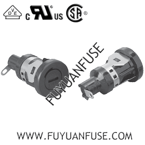 5*20面板安裝保險(xiǎn)絲座 FH-B12 S VDE UL CSA 10A250V 5*20面板安裝保險(xiǎn)絲座 FH-B12 S VDE UL CSA 10A250V