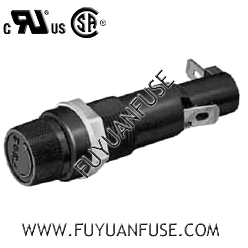 6*30面板安裝保險(xiǎn)絲座 MF-530H UL CSA 16A250V 6*30面板安裝保險(xiǎn)絲座 MF-530H UL CSA 16A250V